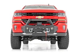 EXO Winch Mount Kit for Chevy Silverado 1500 (2007-2018), view 2, Rough Country 10761