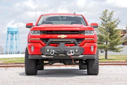 EXO Winch Mount Kit for Chevy Silverado 1500 (2007-2018), view 3, Rough Country 10761