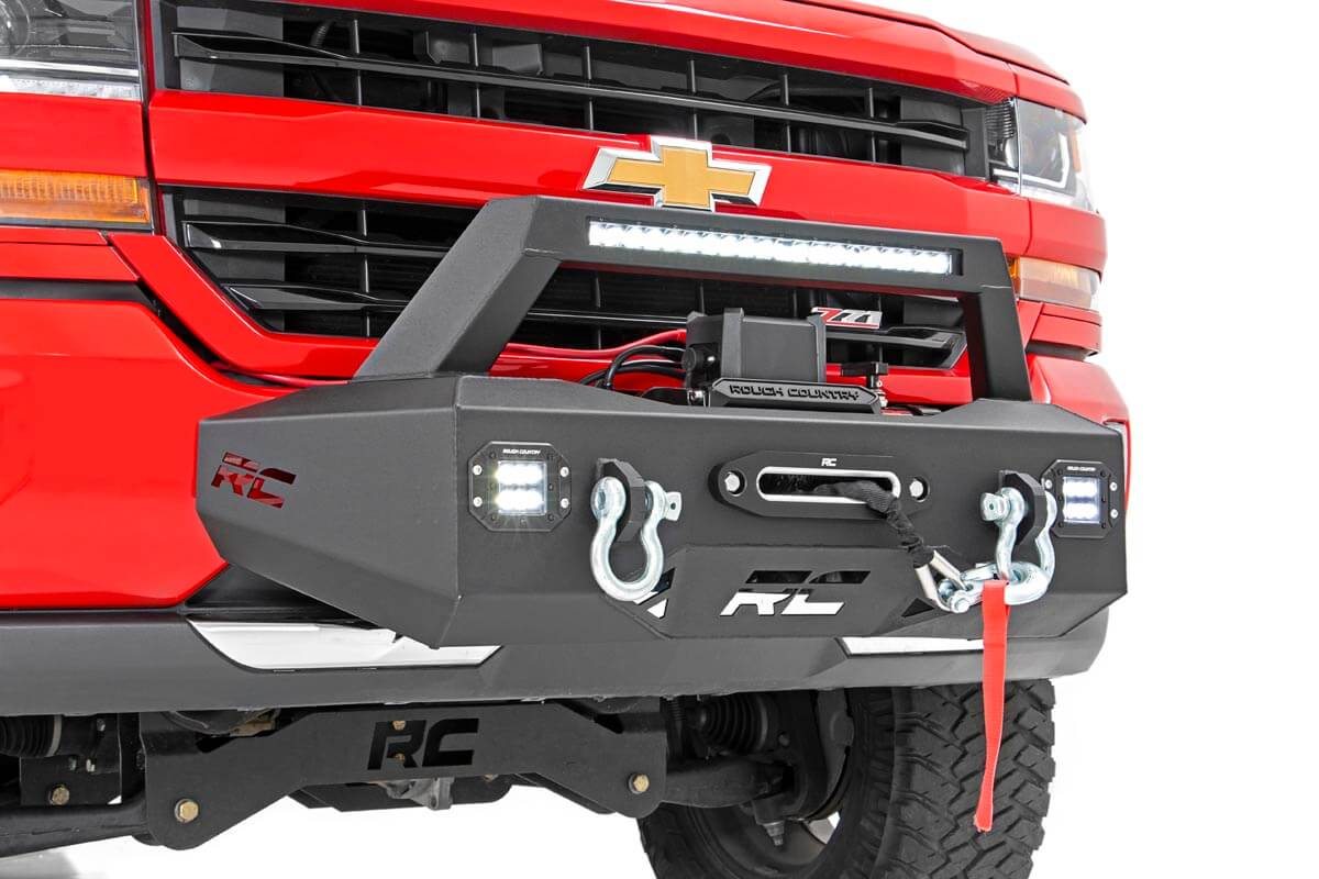 Rough Country EXO Winch Mount Kit for Chevy Silverado 1500