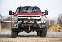 EXO Winch Mount Kit for Chevy Silverado 2500/3500 HD (2011-2019), view 4, Rough Country 10764