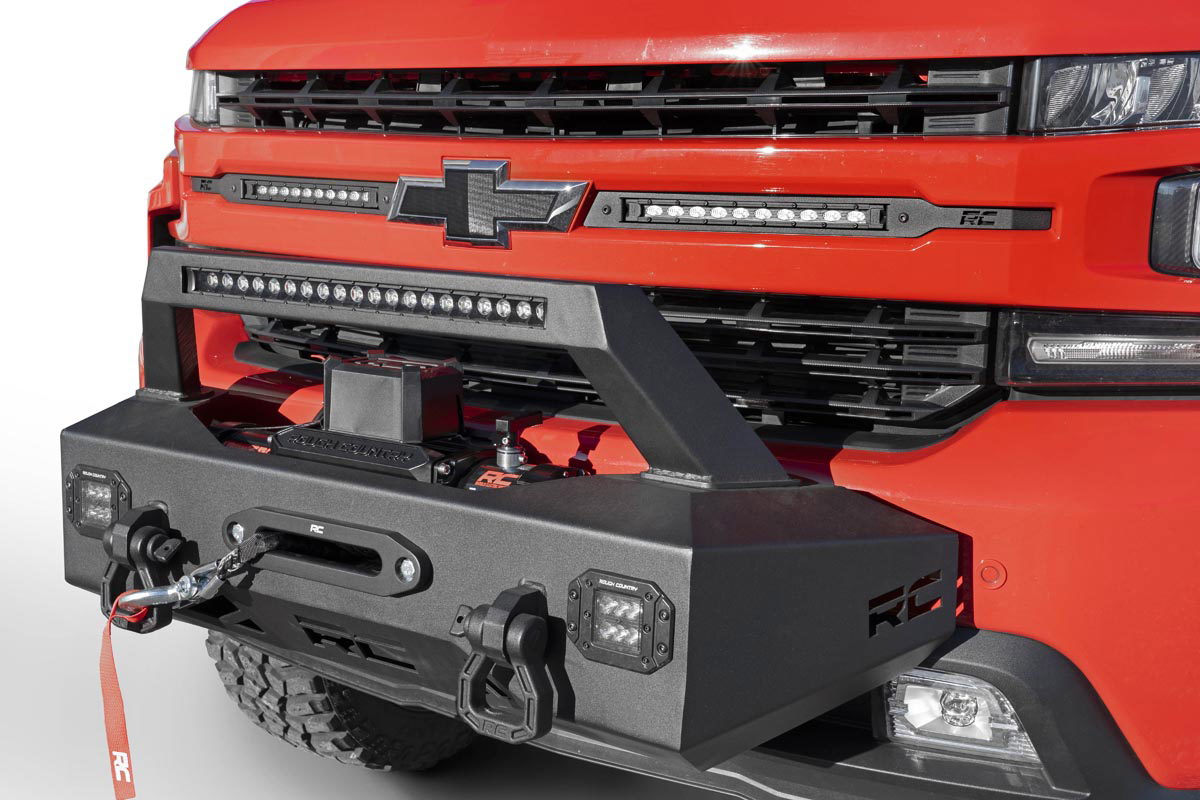 Rough Country EXO Winch Mount Kit for Chevy Silverado 1500