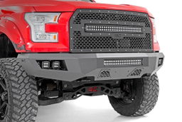 Front Bumper with 20in LED Light Bar for F-150 (2015-2017), view 4, Rough Country 10770