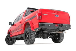 LED Rear Bumper with Bed Steps for F-150 (2015-2020), view 2, Rough Country 10771