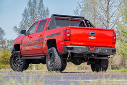 Rear Bumper with LED Lights for Silverado 1500 (2007-2018), view 2, Rough Country 10773
