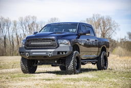 Front Bumper with 20-Inch LED Bar for Ram 1500 (2013-2018), view 4, Rough Country 10774