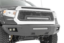 LED Front Bumper for Toyota Tundra (2014-2021) shown installed, Rough Country 10777