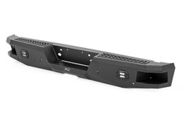 Rear Bumper with LED Lights and Bed Steps, view 4, Rough Country 10784