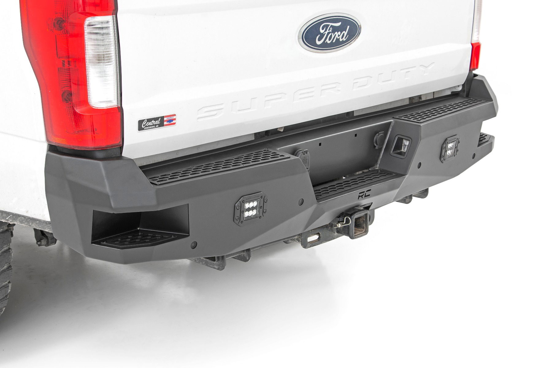 LED Rear Bumper for F-250/F-350 Super Duty (2017-2022) — Rough Country 10788 — Rear Bumpers