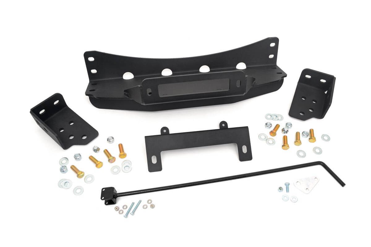 Rough Country Hidden Winch Mounting Plate for Silverado & Sierra 1500