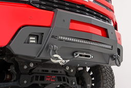 Hidden Winch Front Bumper for Silverado 1500 (2019-2022), view 2, Rough Country 10805