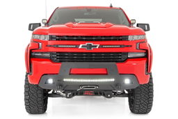 Hidden Winch Front Bumper for Silverado 1500 (2019-2022), view 4, Rough Country 10805