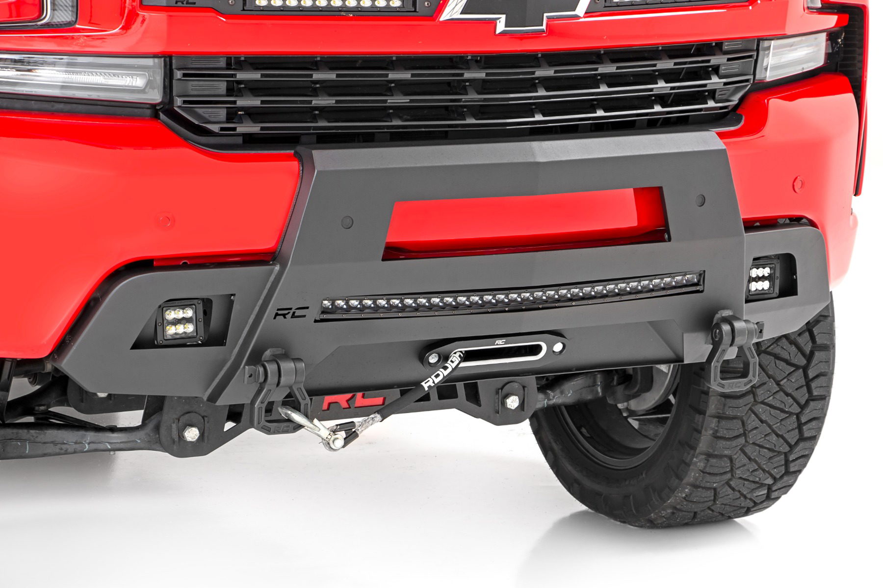 Rough Country Hidden Winch Front Bumper for Silverado 1500