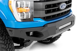 High Clearance Front Bumper for 2021-2023 Ford F-150, view 2, Rough Country 10809A