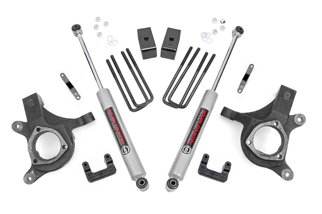 Rough Country 5-Inch Lift Kit with N3 Shocks for 2007-2013 Chevy/GMC 1500 2WD