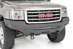 High Clearance LED Front Bumper for 2007-2013 GMC Sierra 1500, view 4, Rough Country 10913