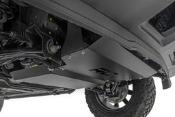 Skid Plate Kit for 2019-2025 Chevy Silverado 1500 4WD shown installed, Rough Country 10920