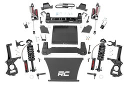 6-Inch Lift Kit with Vertex 2.5 Shocks for 2025 Silverado 1500 dimension diagram, Rough Country 110050