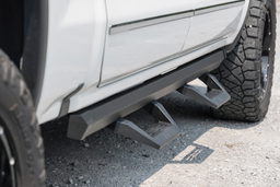 SRX2 Adjustable Aluminum Steps for GM 1500 Crew Cab (2007-18), view 5, Rough Country 11009A