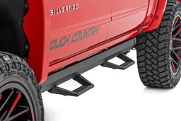 SRL2 Adjustable Aluminum Step Bars for GM 1500 Crew Cab (2007-18), view 2, Rough Country 11018