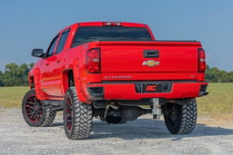 SRL2 Adjustable Aluminum Step Bars for GM 1500 Crew Cab (2007-18), view 4, Rough Country 11018