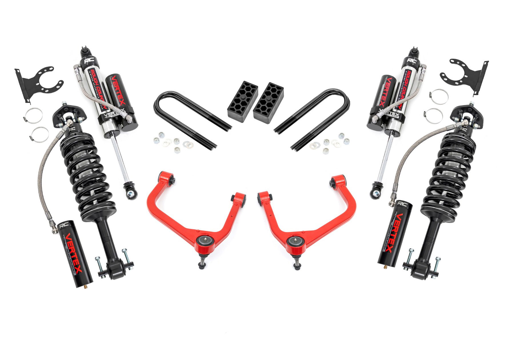 Rough Country 3.5-Inch Lift Kit with Vertex 2.5 Shocks for 2025 Silverado 1500