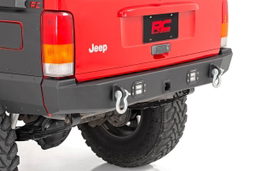 Bolt-On Rear Bumper with LED Lights for Jeep Cherokee (1984-2001) — Rough Country 110504