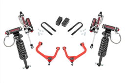 3.5-Inch Vertex 2.5 Lift Kit with Red Arms for Sierra 1500, Rough Country 110550RED