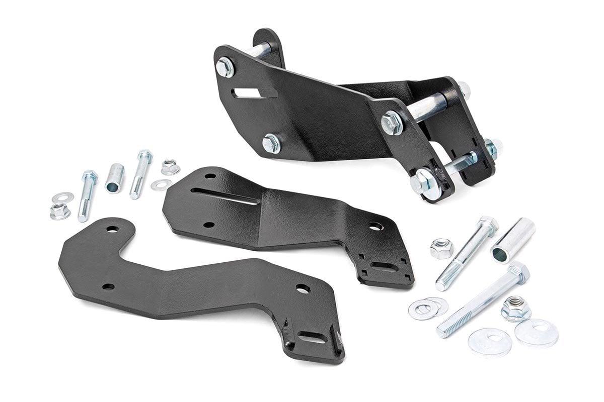 Rough Country Control Arm Relocation Brackets for Jeep Wrangler JK