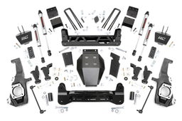 5-Inch Lift Kit with V2 Monotube Shocks for Silverado 2500 HD, Rough Country 11070