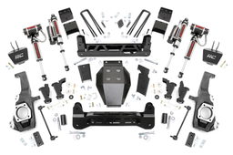 5-Inch Torsion Drop Lift Kit with Vertex 2.5 Shocks for Chevy HD dimension diagram, Rough Country 111055