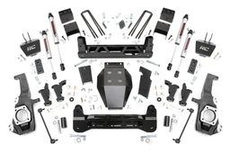 5-Inch Torsion Drop Lift Kit with V2 Monotube Shocks, Chevy HD, Rough Country 111070