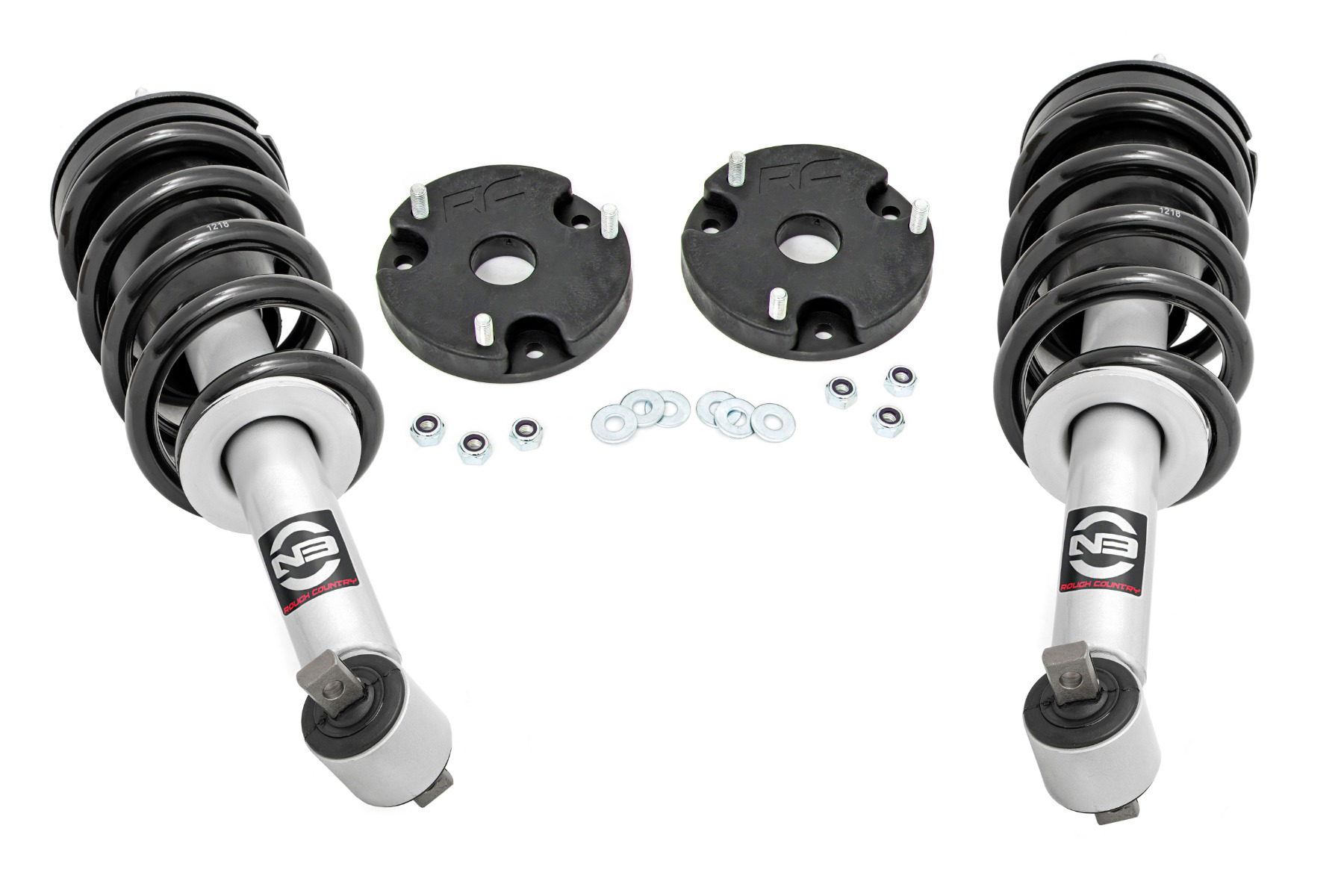 Rough Country 2-Inch Lift Kit with N3 Struts for Tahoe, Suburban, Yukon