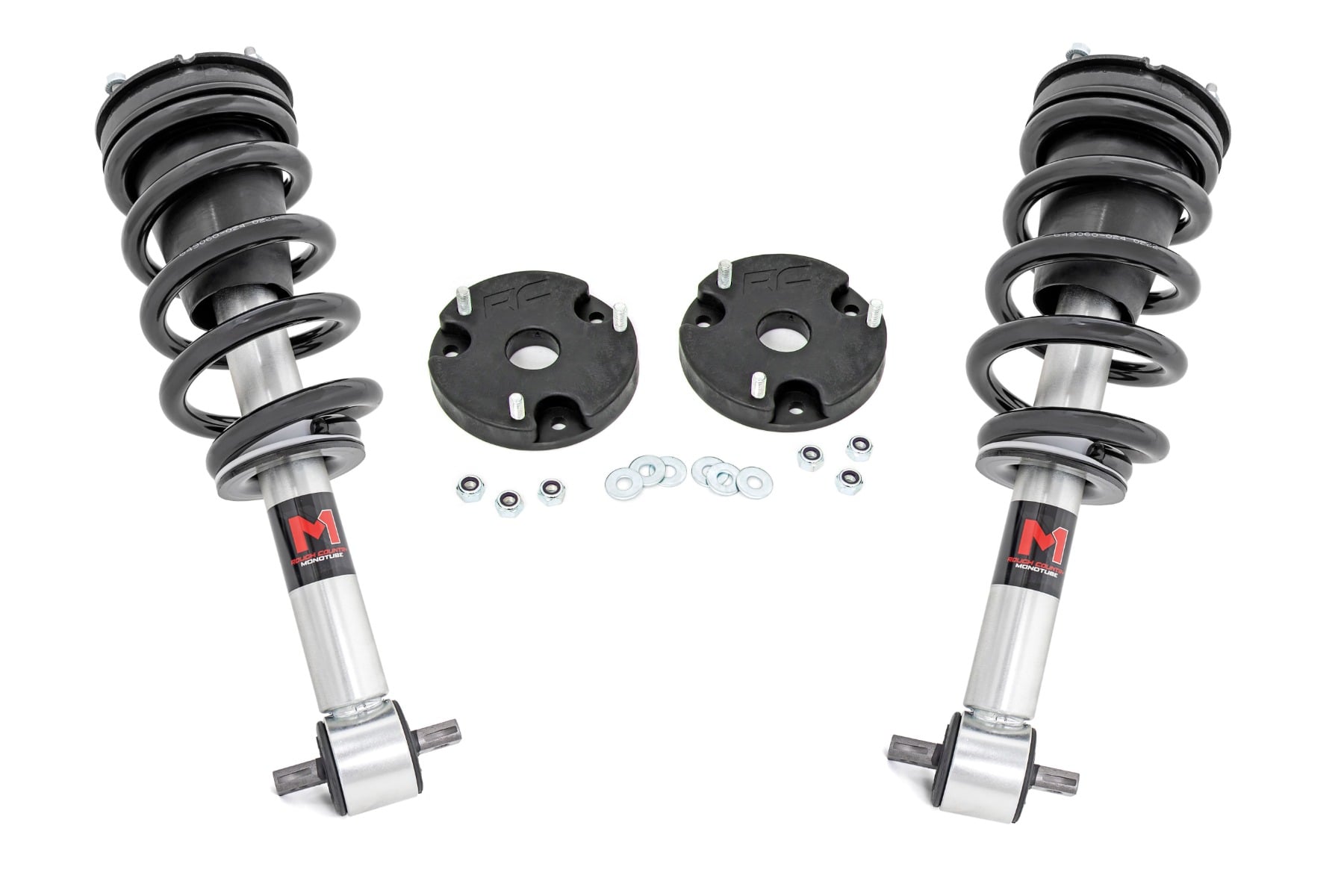 Rough Country 2-Inch Lift Kit with Adjustable M1 Struts for Tahoe and Yukon