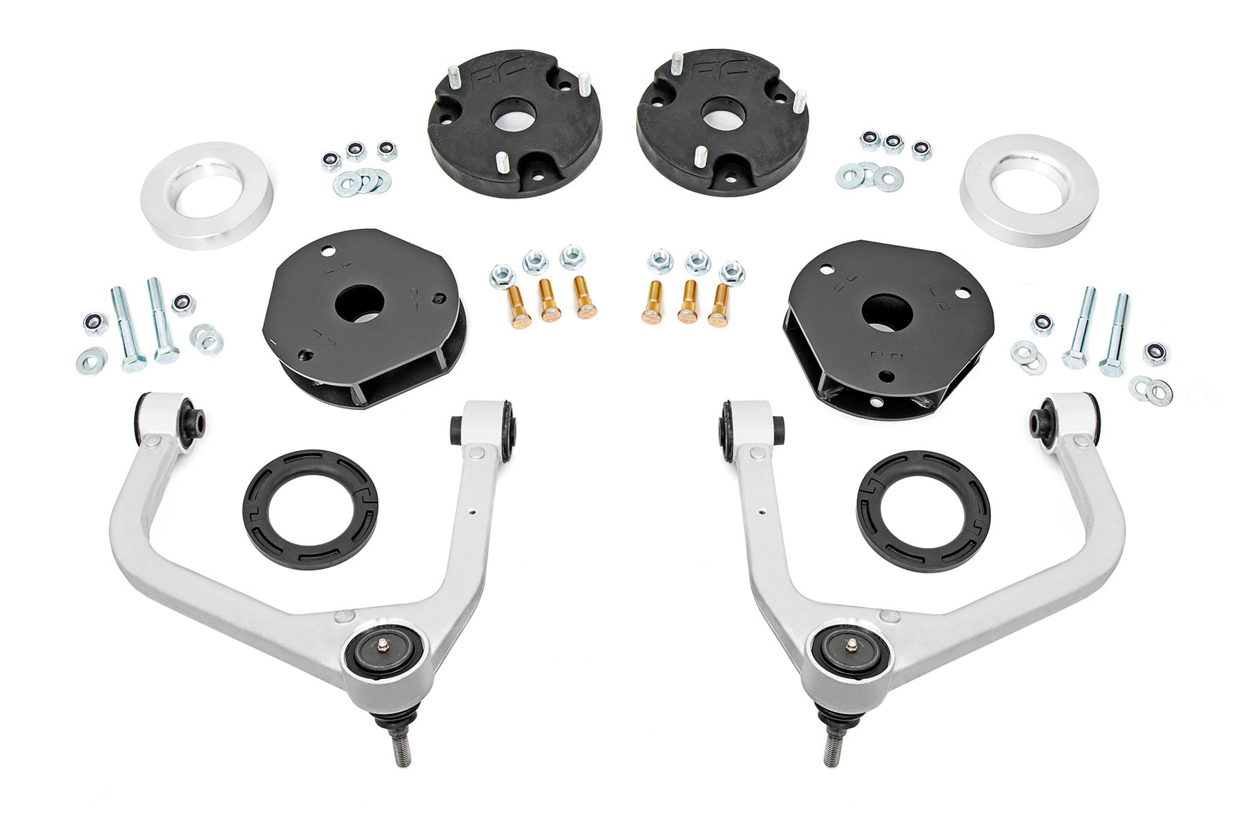 Rough Country 3.5-Inch Lift Kit with Forged Upper Control Arms for Tahoe and Yukon
