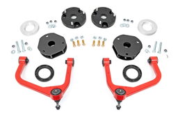 3.5-Inch Lift Kit with Red Forged Control Arms for Tahoe and Yukon, Rough Country 11400RED