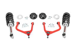 3.5-Inch Red Arm Lift Kit with Loaded Struts for Tahoe/Yukon, Rough Country 11430RED