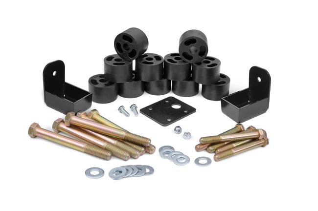 Rough Country 1.25-Inch Body Lift Kit for 1997–2006 Jeep Wrangler 4WD