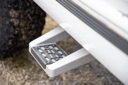 Single Hoop Step, Forged Aluminum, Sold in Pairs, view 3 — Rough Country 117510