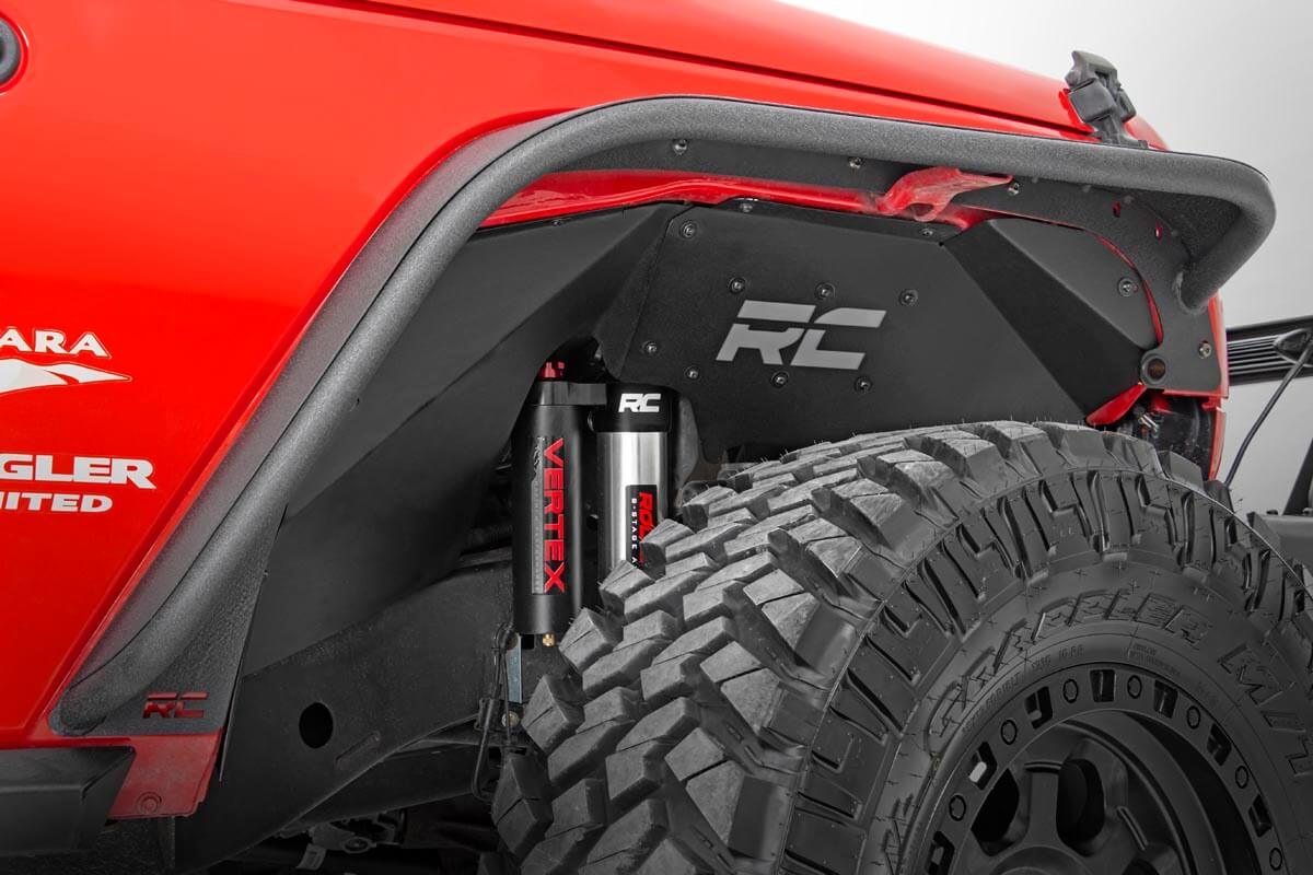 Rough Country Vertex Front Inner Fenders for Jeep Wrangler