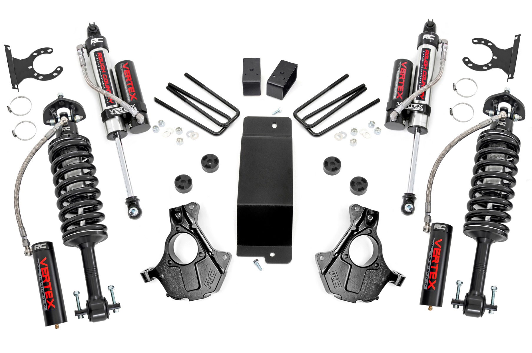 Rough Country 3.5-Inch Vertex 2.5 Lift Kit for 2014–2019 Silverado/Sierra 1500