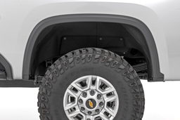 Mud Flap Delete Kit for Silverado 2500/3500 HD (2020–2025), view 4, Rough Country 13004