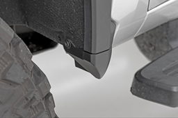 Mud Flap Delete Kit for Silverado 2500/3500 HD (2020–2025) shown installed, Rough Country 13004