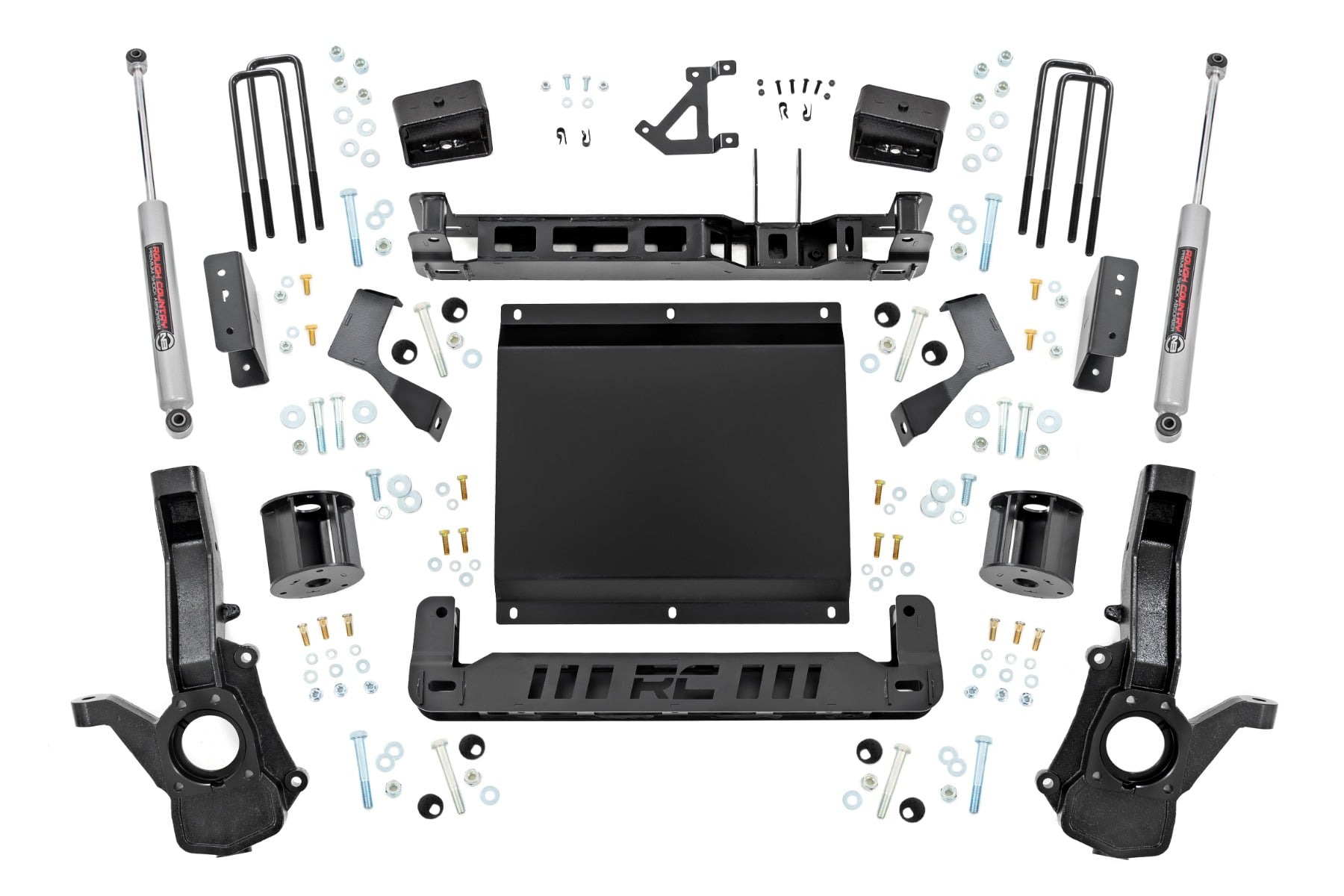 Rough Country 4-Inch Lift Kit with N3 Shocks for Colorado and Canyon 4WD