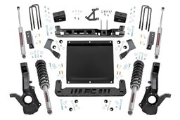 4-Inch Lift Kit with N3 Struts and Shocks for Colorado/Canyon dimension diagram, Rough Country 13231
