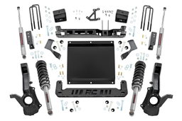 6-Inch Lift Kit with N3 Struts and Shocks for Colorado/Canyon dimension diagram, Rough Country 13331