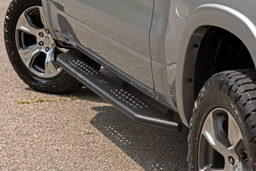 OV2 Running Boards for Ram 1500 Crew Cab (2019-2025), view 4, Rough Country 14008