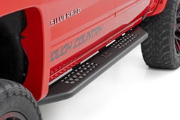 OV2 Steel Running Boards for Crew Cab Trucks, view 3, Rough Country 14010