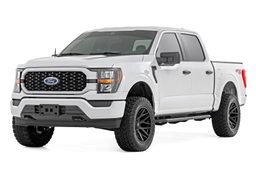 OV2 Side Step Bars for Crew Cab Ford F-150 (15-24), view 3, Rough Country 14011