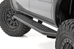OV2 Running Boards for 2016-2023 Toyota Tacoma Double Cab shown installed, Rough Country 14012
