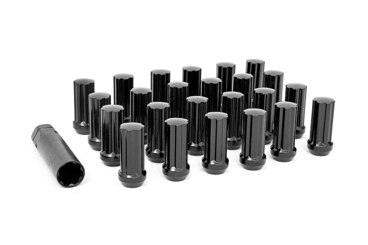 Rough Country M14x1.5 Bulge Acorn Lug Nut Set with Socket Key